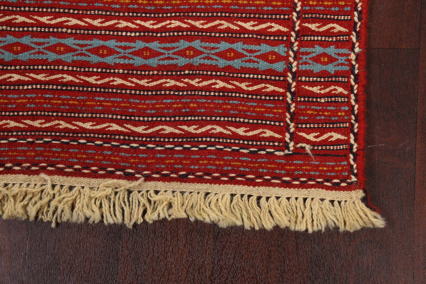 Tribal Kilim Sirjan Persian Runner Rug 2x7