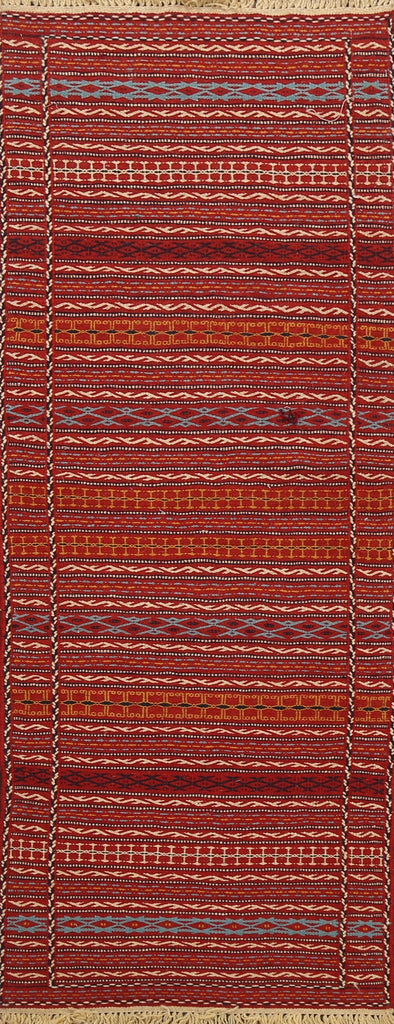 Tribal Kilim Sirjan Persian Runner Rug 2x7