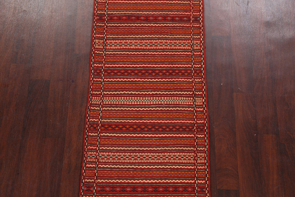 Tribal Kilim Sirjan Persian Runner Rug 2x7