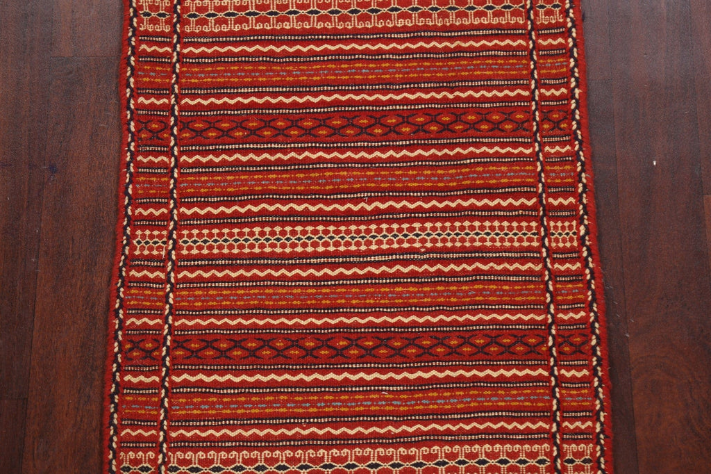 Tribal Kilim Sirjan Persian Runner Rug 2x7