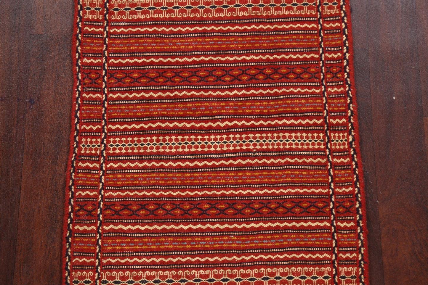 Tribal Kilim Sirjan Persian Runner Rug 2x7