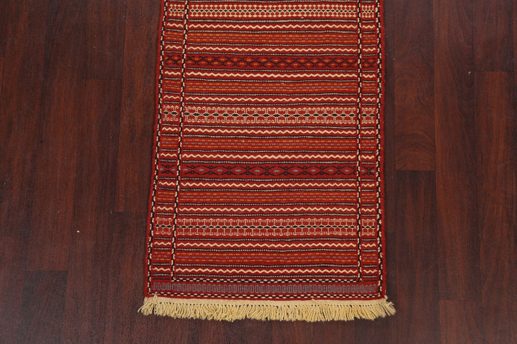 Tribal Kilim Sirjan Persian Runner Rug 2x7