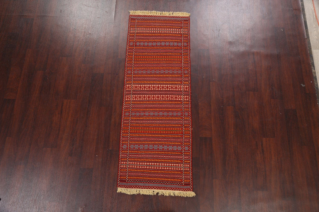 Tribal Kilim Sirjan Persian Runner Rug 2x6