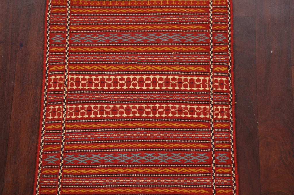 Tribal Kilim Sirjan Persian Runner Rug 2x6