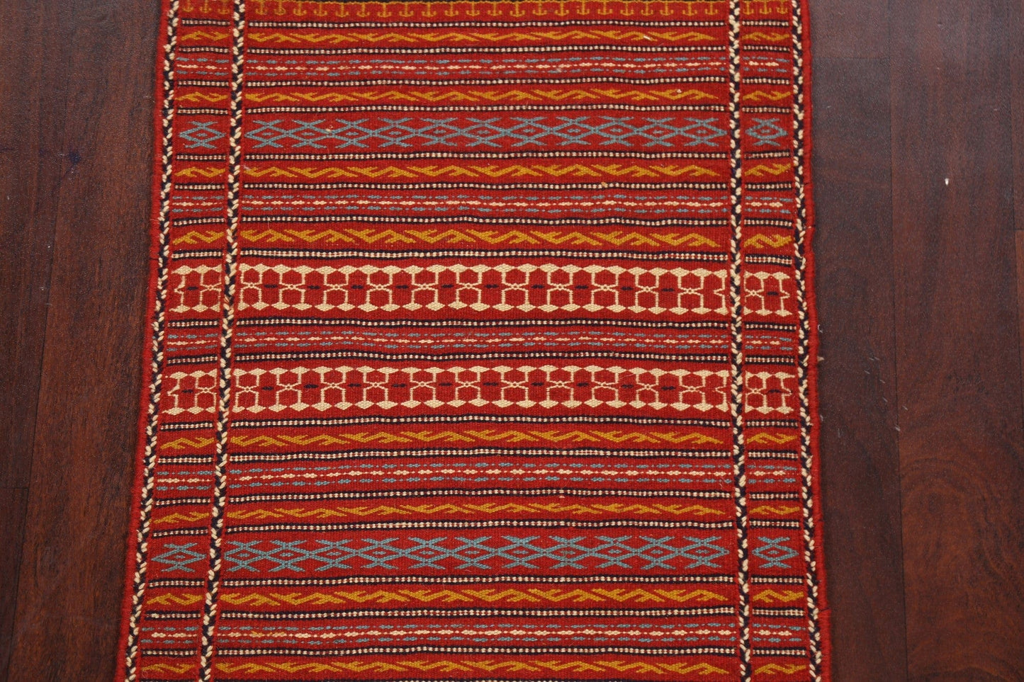 Tribal Kilim Sirjan Persian Runner Rug 2x6