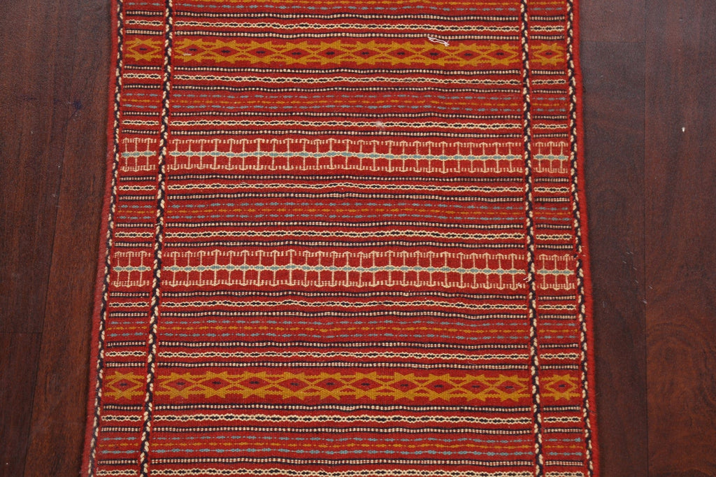 Tribal Kilim Sirjan Persian Runner Rug 2x7