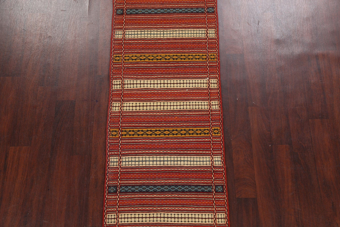 Tribal Kilim Sirjan Persian Runner Rug 2x7