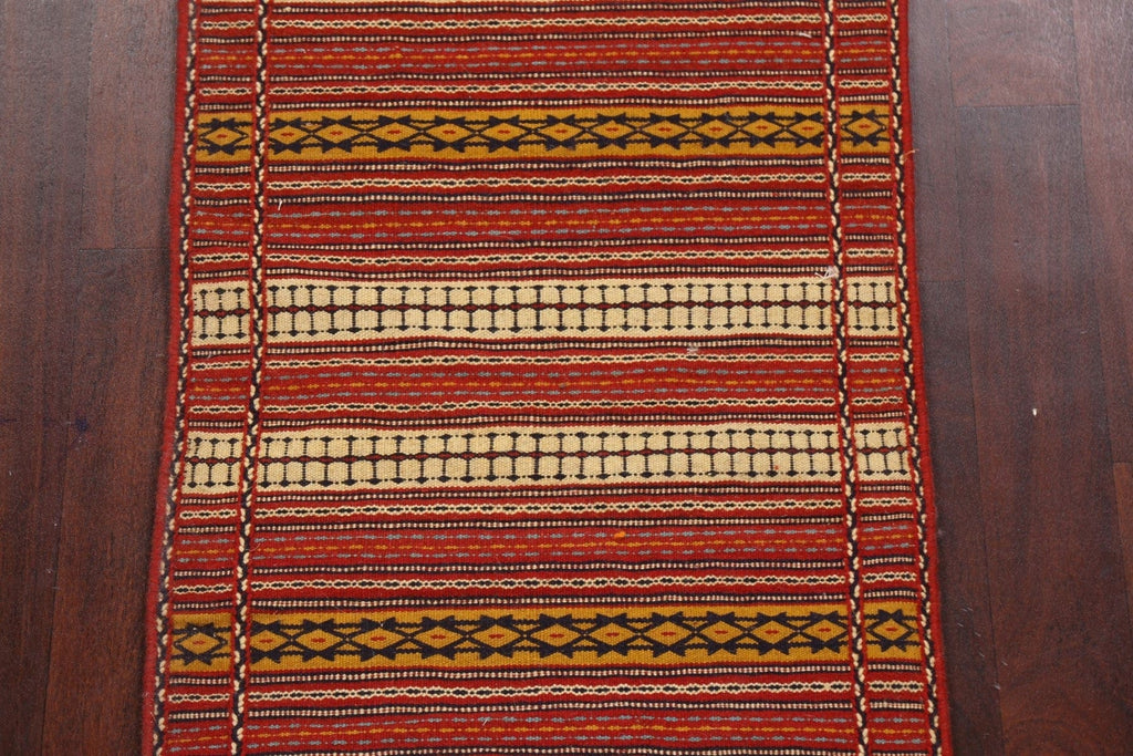 Tribal Kilim Sirjan Persian Runner Rug 2x7