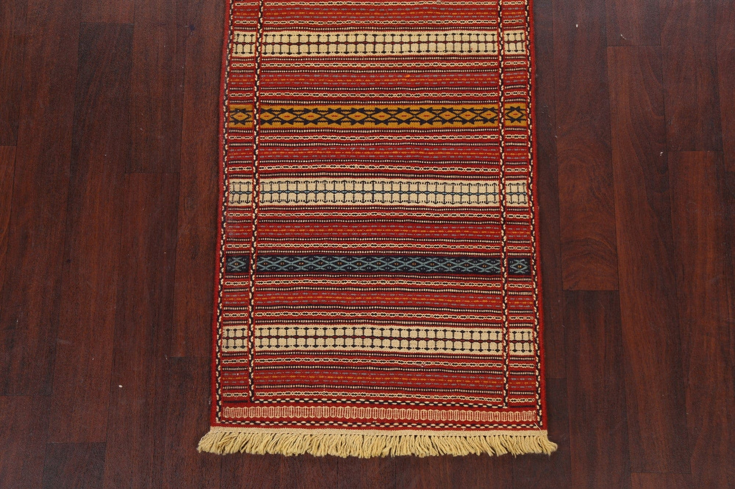 Tribal Kilim Sirjan Persian Runner Rug 2x7