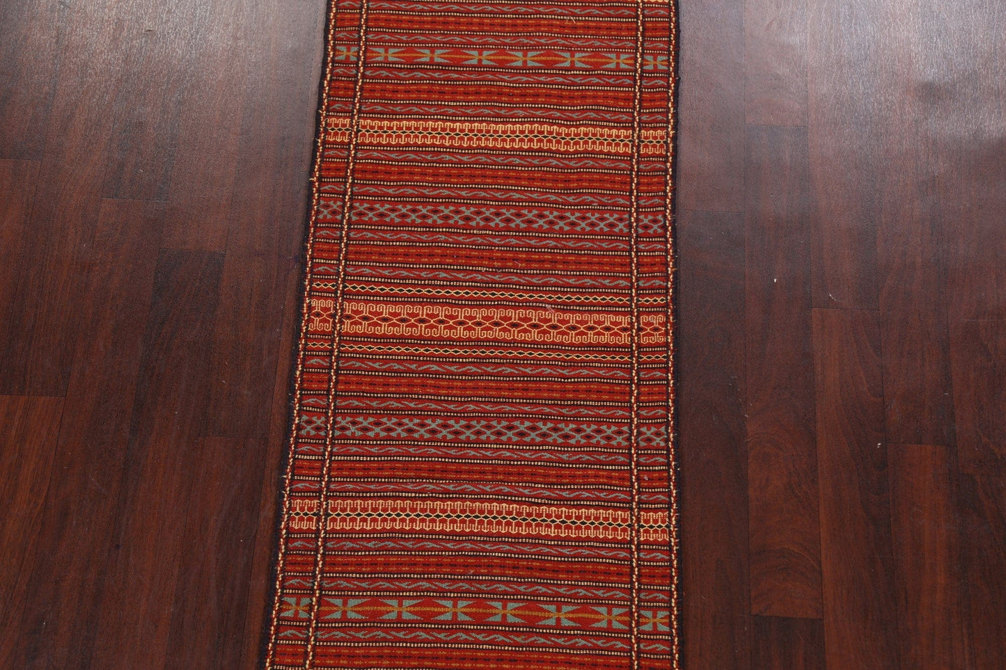 Tribal Kilim Sirjan Persian Runner Rug 2x7