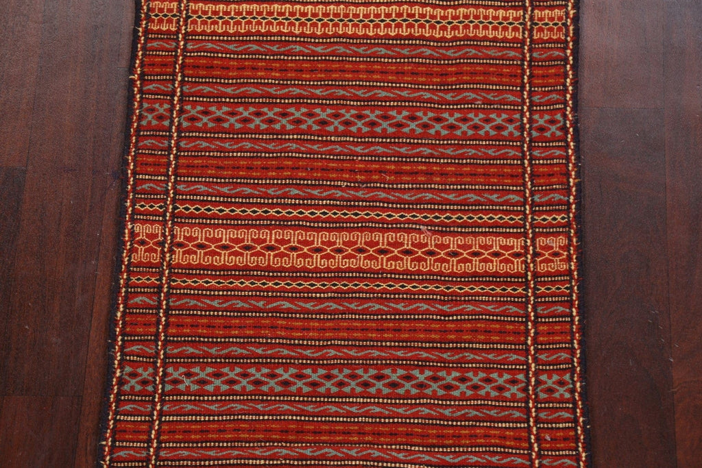 Tribal Kilim Sirjan Persian Runner Rug 2x7