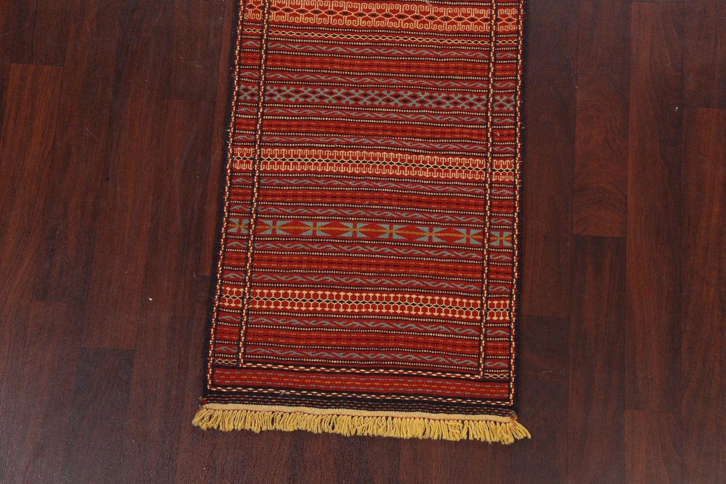 Tribal Kilim Sirjan Persian Runner Rug 2x7