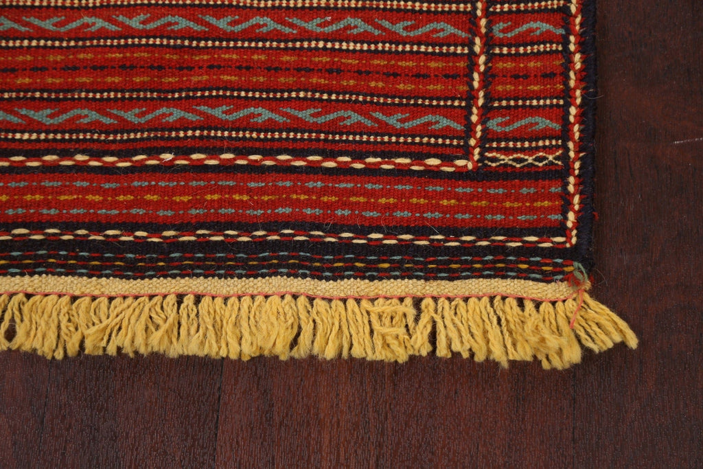 Tribal Kilim Sirjan Persian Runner Rug 2x7