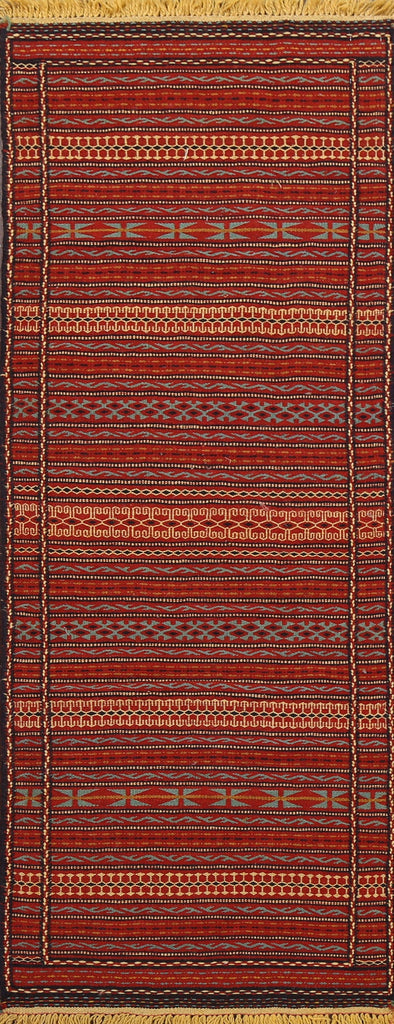 Tribal Kilim Sirjan Persian Runner Rug 2x7