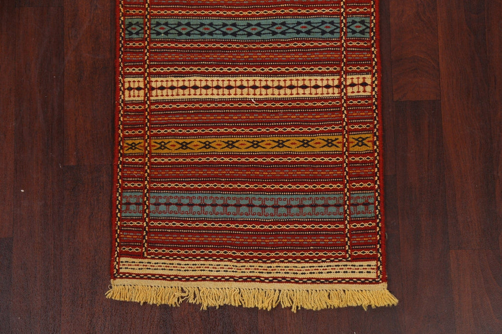 Tribal Kilim Sirjan Persian Runner Rug 2x7