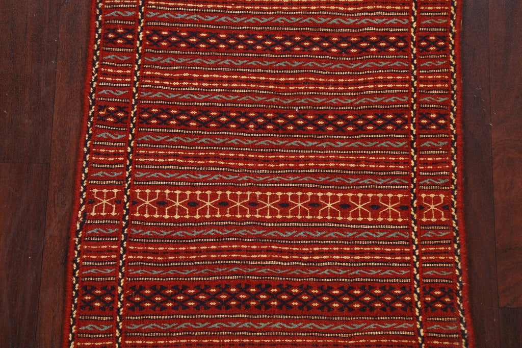 Tribal Kilim Sirjan Persian Runner Rug 2x6