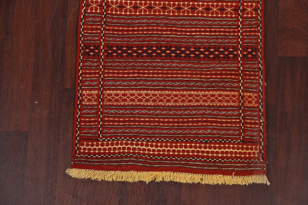 Tribal Kilim Sirjan Persian Runner Rug 2x6