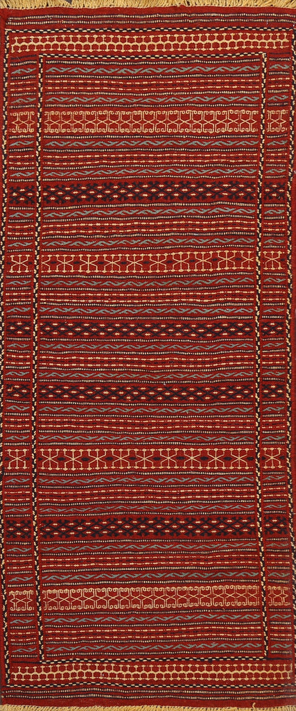 Tribal Kilim Sirjan Persian Runner Rug 2x6