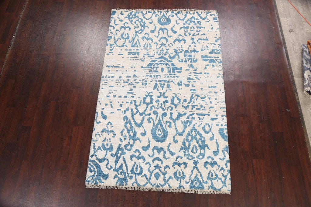 Contemporary Abstract Oriental Area Rug 5x8