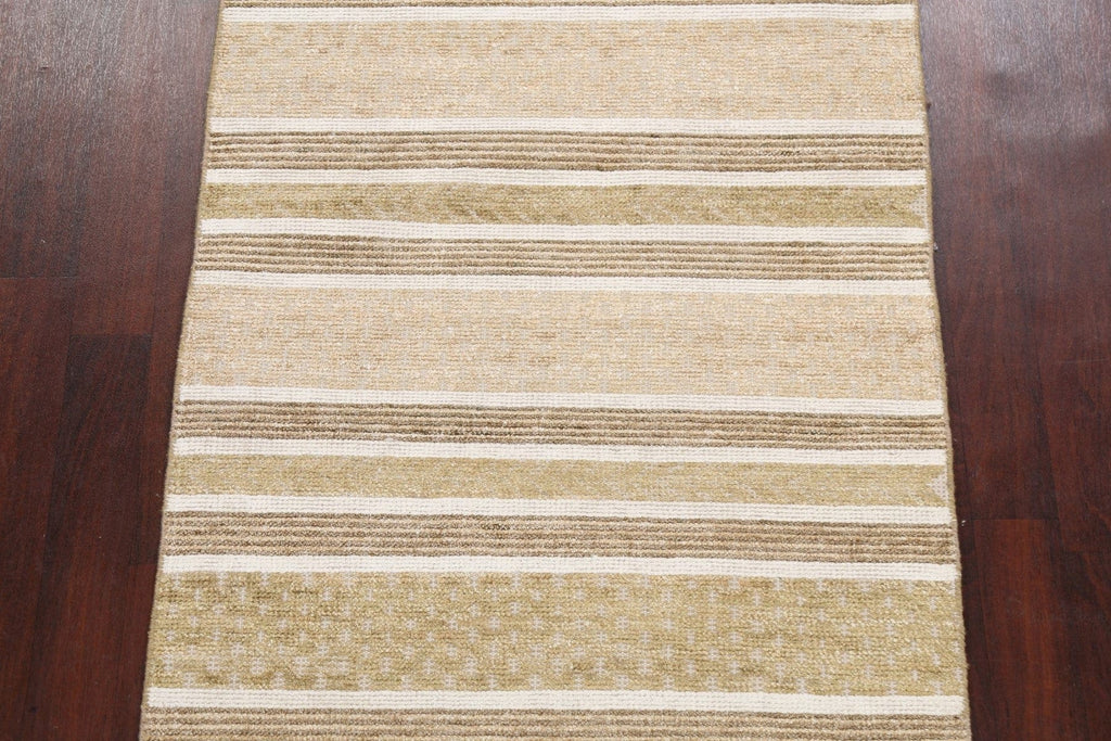 Stripe Contemporary Abstract Oriental Area Rug 4x6