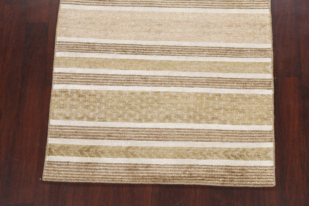 Stripe Contemporary Abstract Oriental Area Rug 4x6