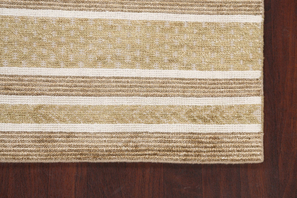 Stripe Contemporary Abstract Oriental Area Rug 4x6