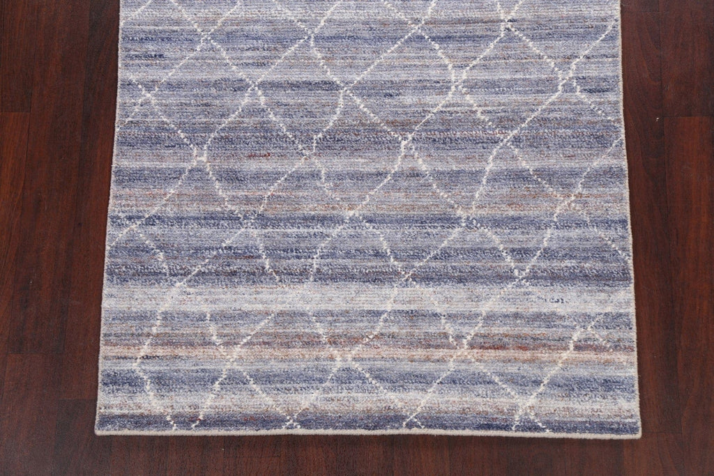 Contemporary Trellis Abstract Oriental Area Rug 4x6