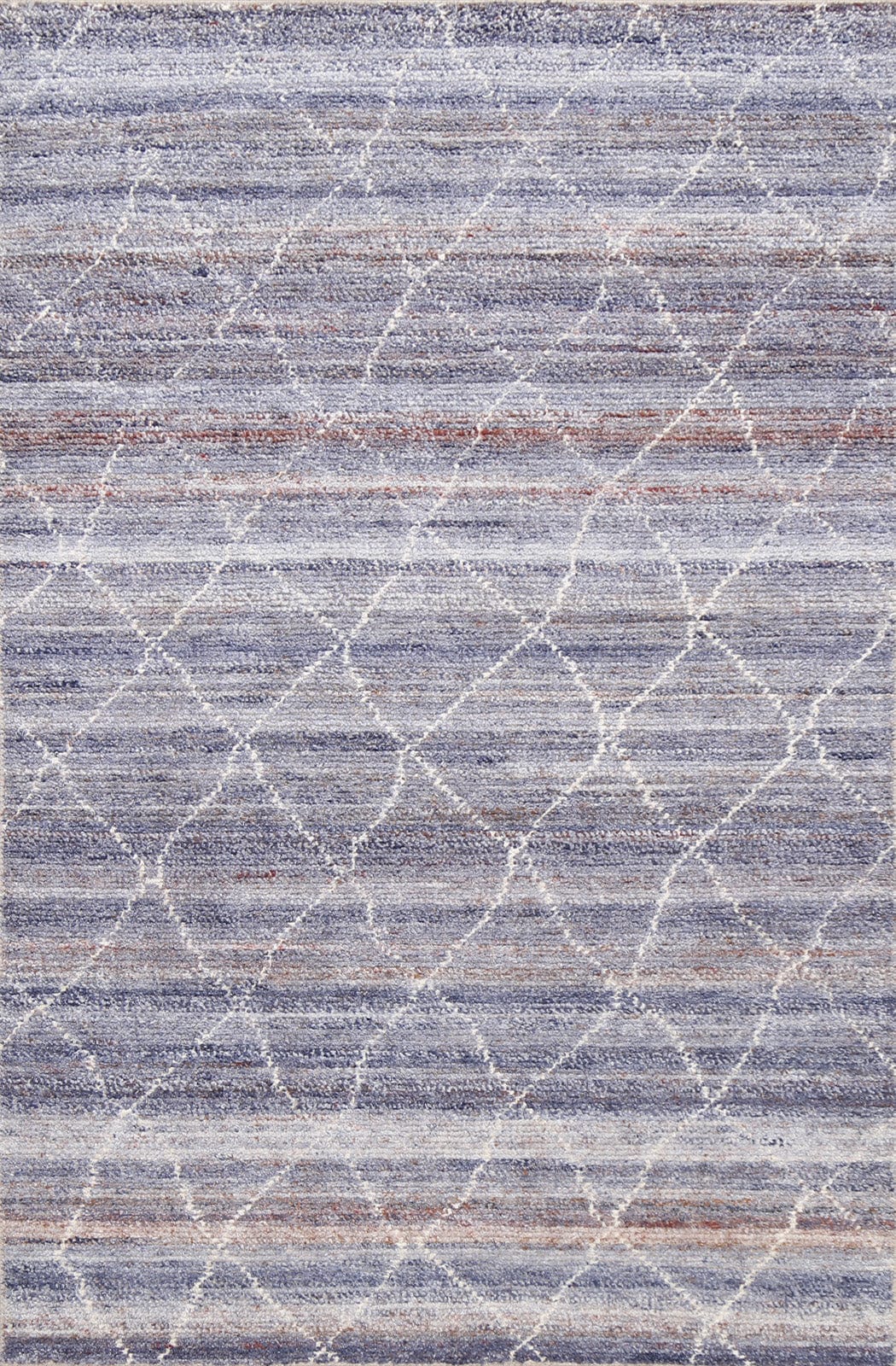 Contemporary Trellis Abstract Oriental Area Rug 4x6