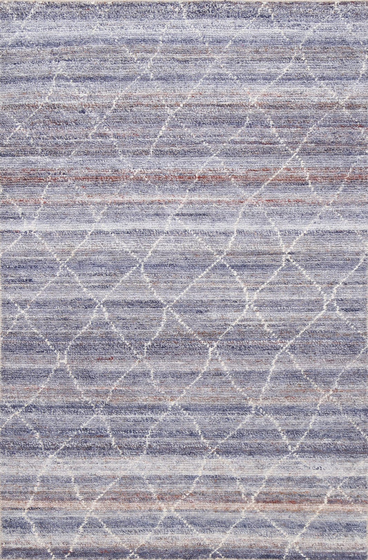 Contemporary Trellis Abstract Oriental Area Rug 4x6