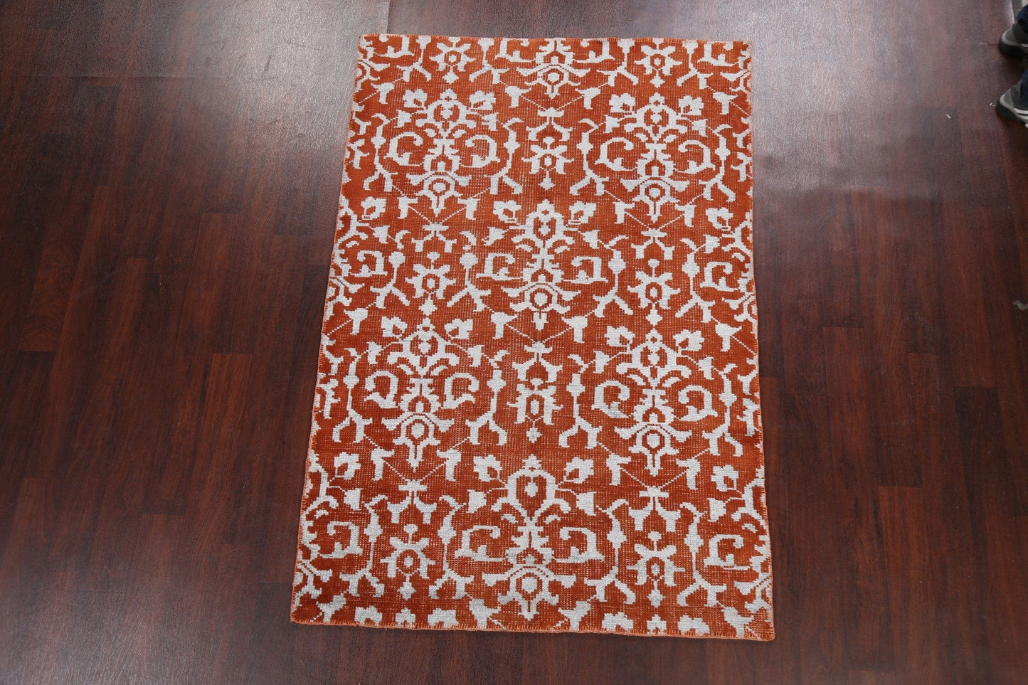 All-Over Abstract Oriental Area Rug 4x7