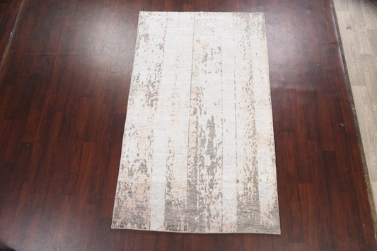 Contemporary Abstract Oriental Area Rug 5x8