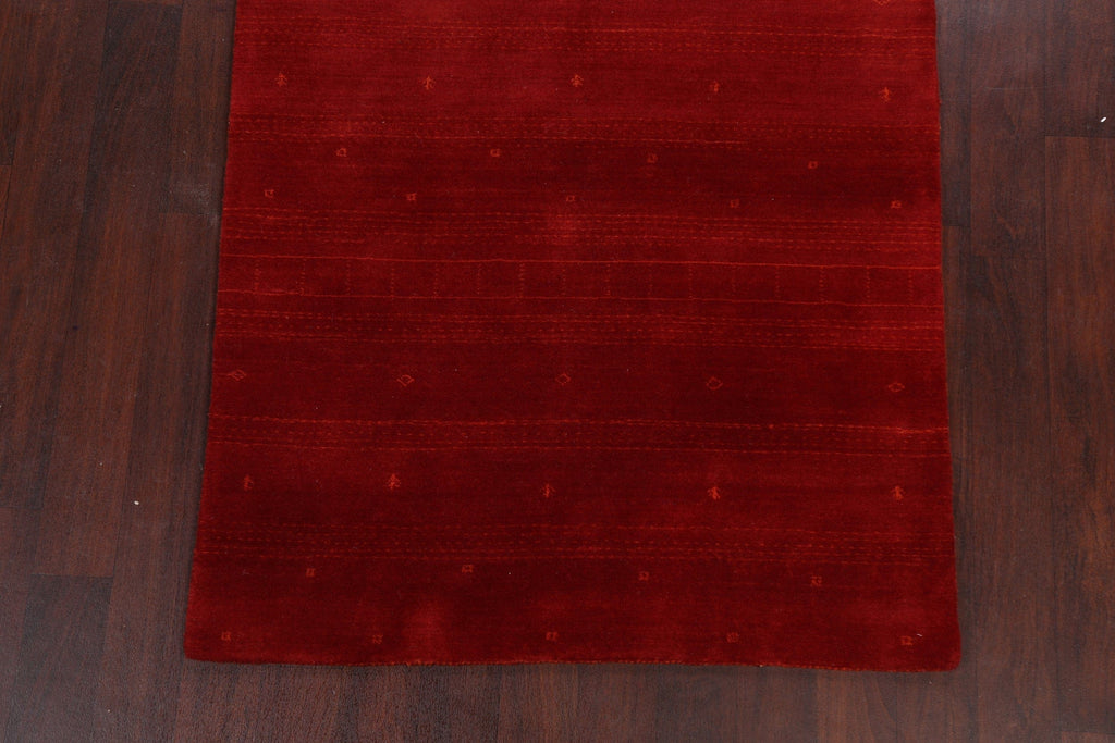 Contemporary Gabbeh Oriental Area Rug 4x6