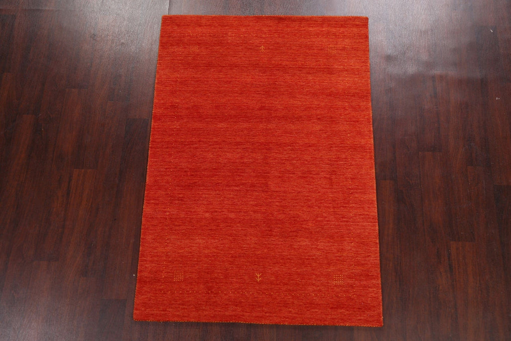 Contemporary Gabbeh Oriental Area Rug 4x6