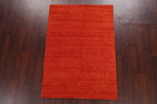 Contemporary Gabbeh Oriental Area Rug 4x6