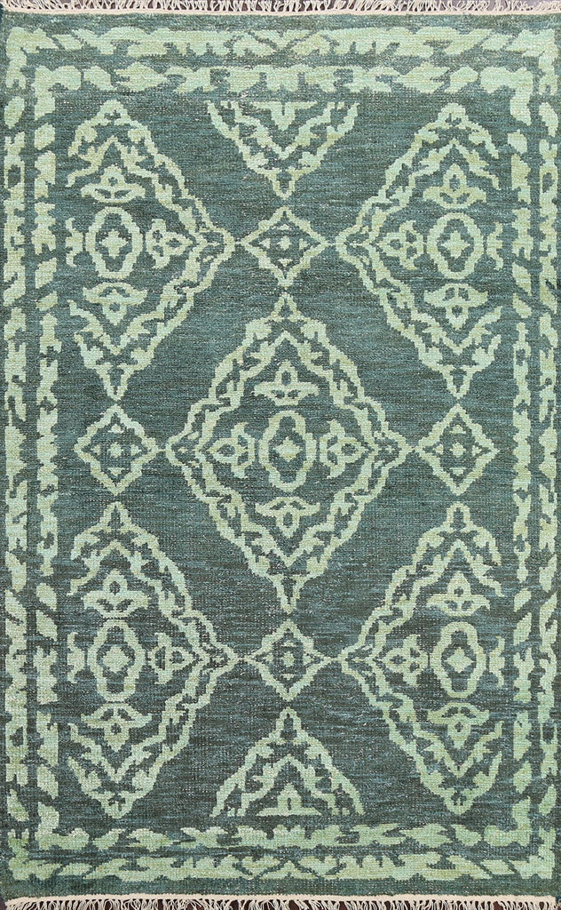 Contemporary Abstract Oriental Area Rug 4x7