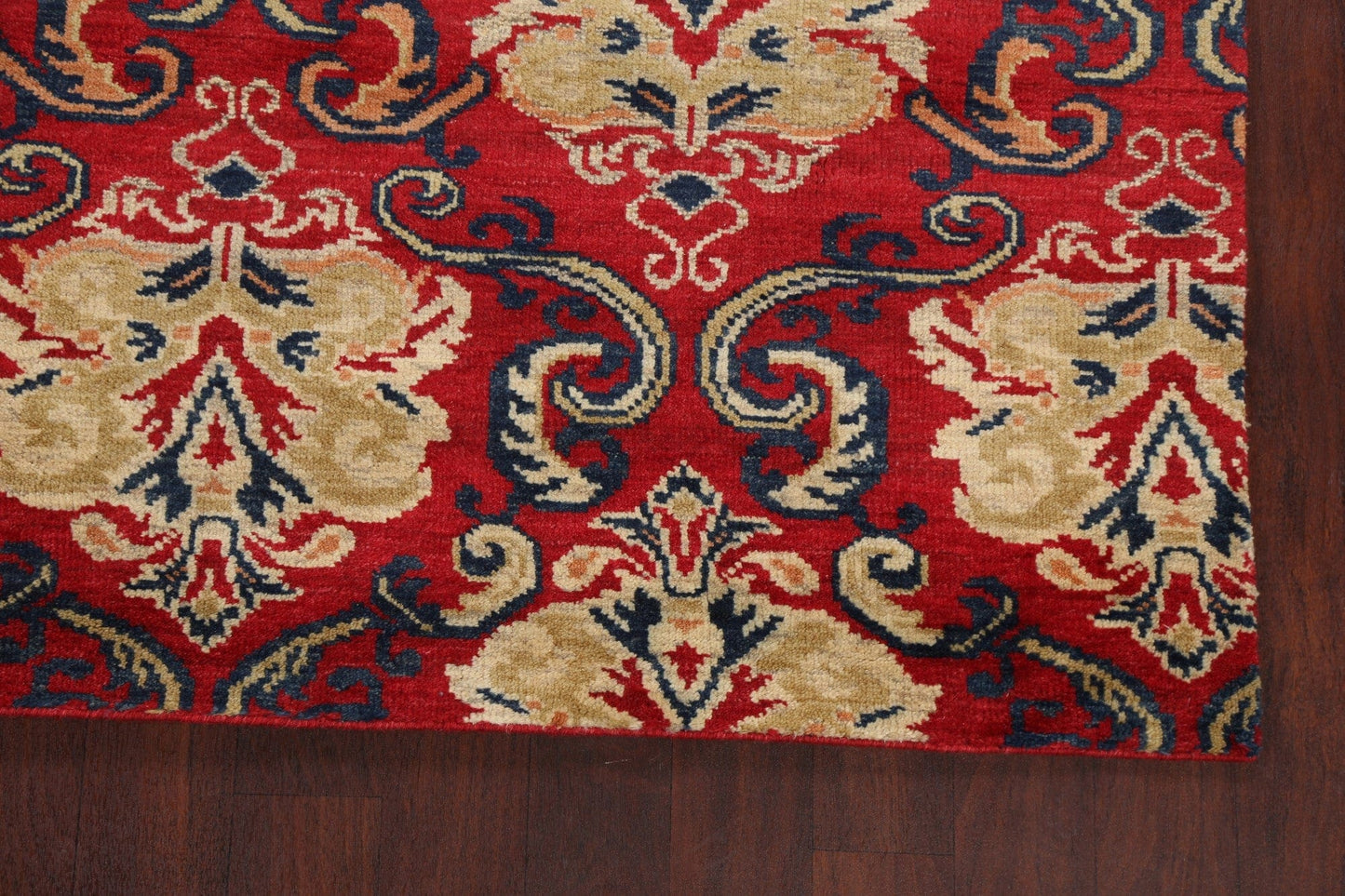 Contemporary Abstract Oriental Area Rug 6x9