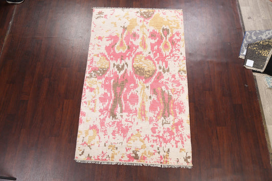 Contemporary Abstract Oriental Area Rug 5x8