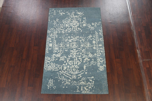 Contemporary Abstract Oriental Area Rug 5x8