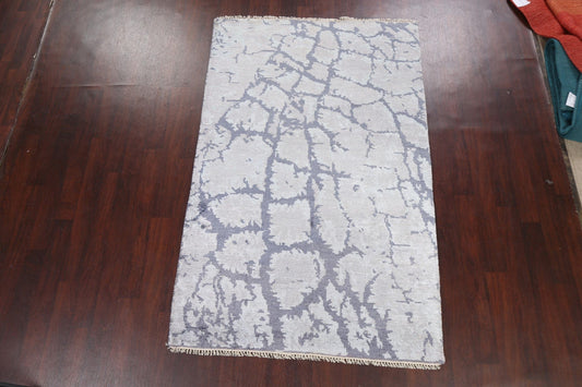 Contemporary Abstract Oriental Area Rug 5x8