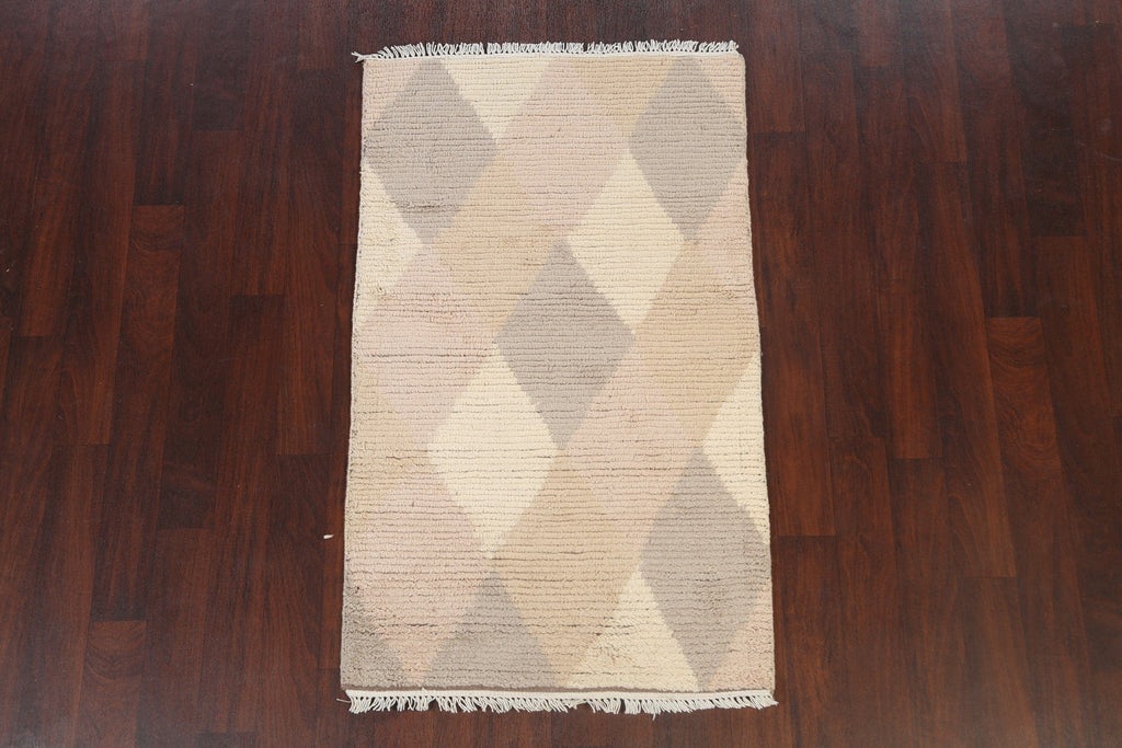 All-Over Trellis Abstract Oriental Area Rug 3x5