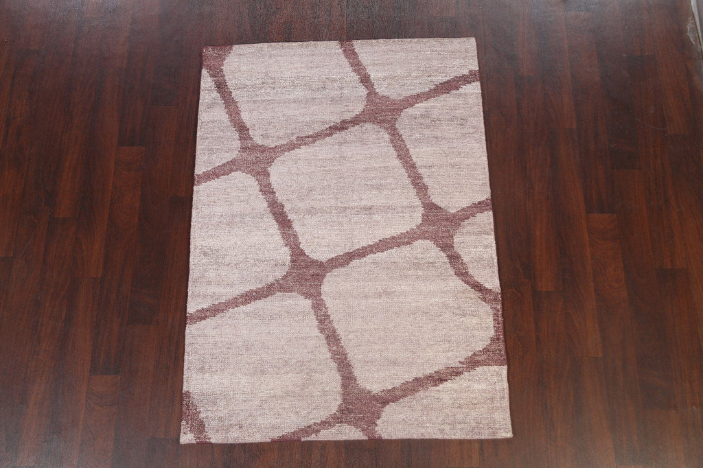 All-Over Abstract Oriental Area Rug 4x6