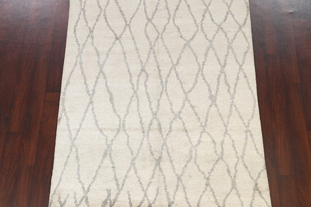 Modern Trellis Abstract Oriental Area Rug 5x8