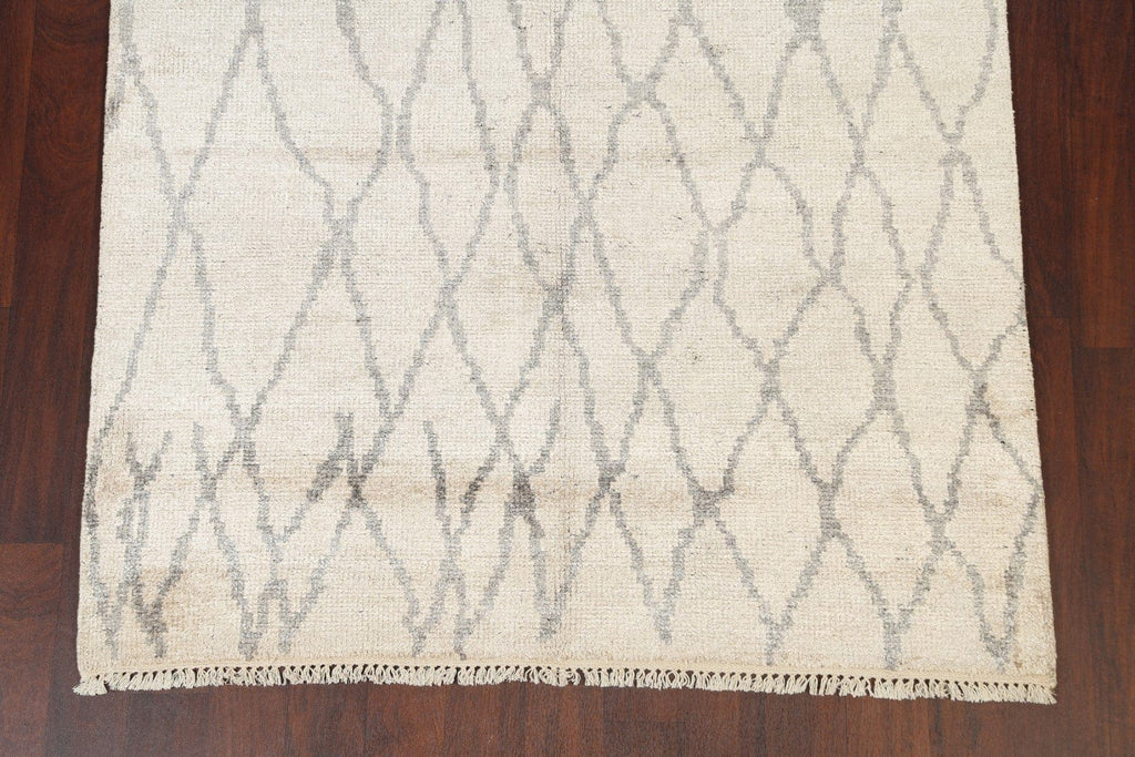 Modern Trellis Abstract Oriental Area Rug 5x8