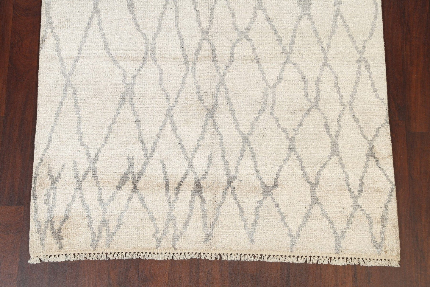 Modern Trellis Abstract Oriental Area Rug 5x8