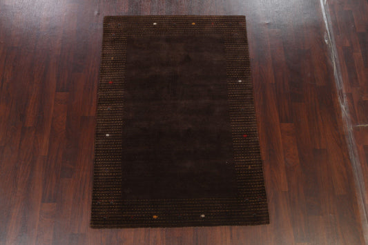 Modern Gabbeh Oriental Area Rug 5x7