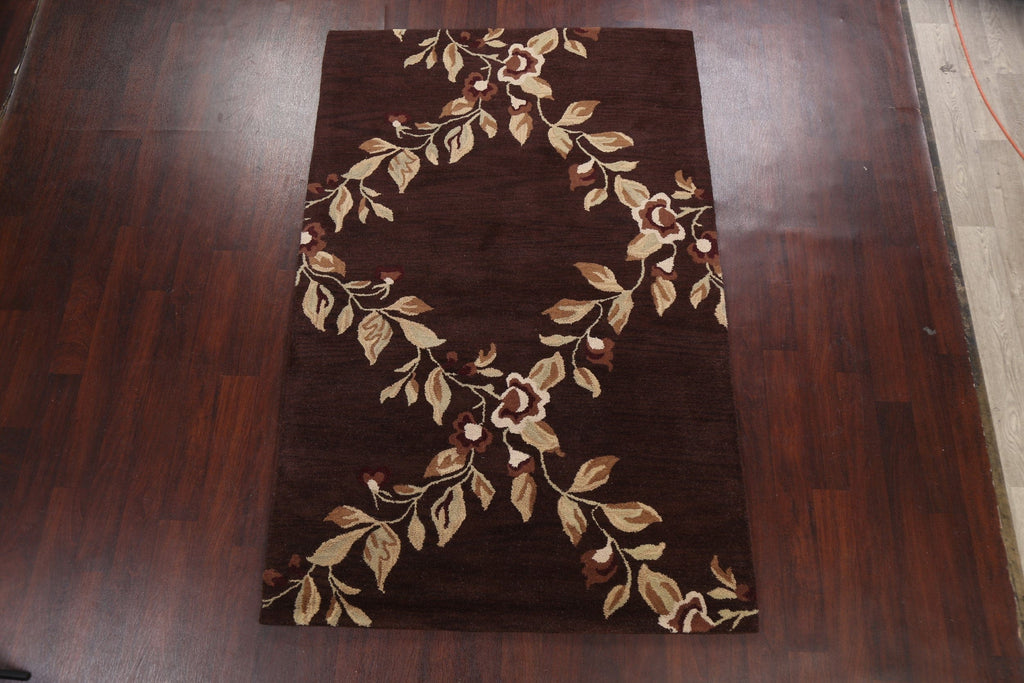 Floral Area Rug 5x8