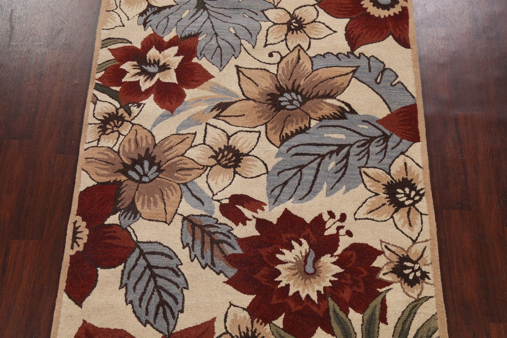 Floral Area Rug 5x8