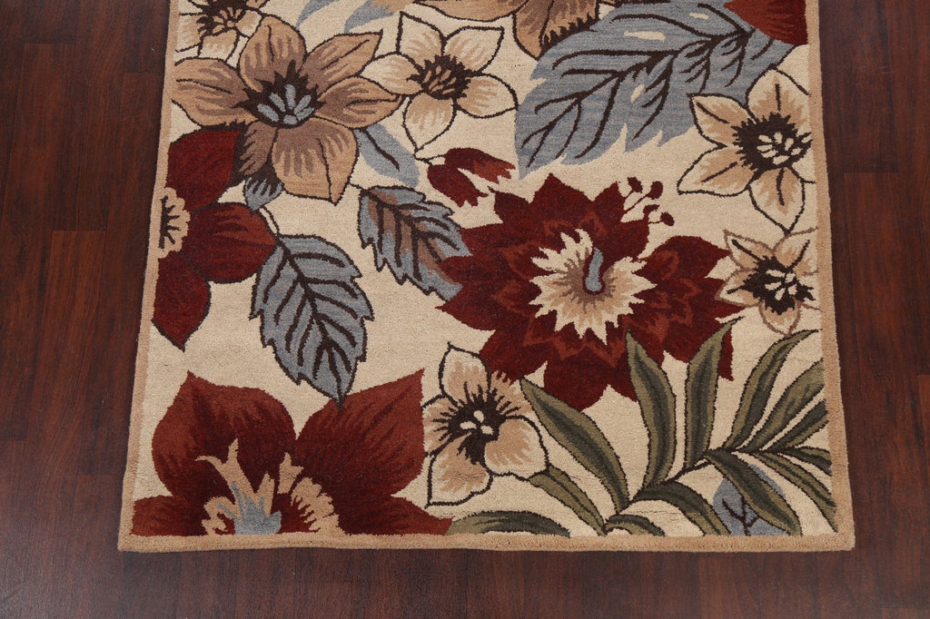 Floral Area Rug 5x8