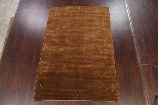 Contemporary Gabbeh Oriental Area Rug 6x10