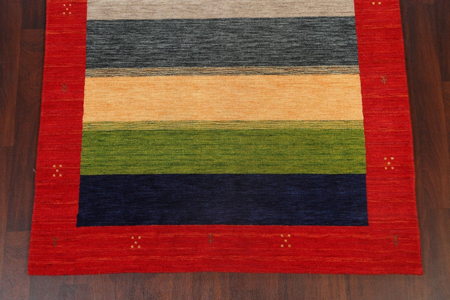 Abstract Contemporary Gabbeh Oriental Area Rug 6x8